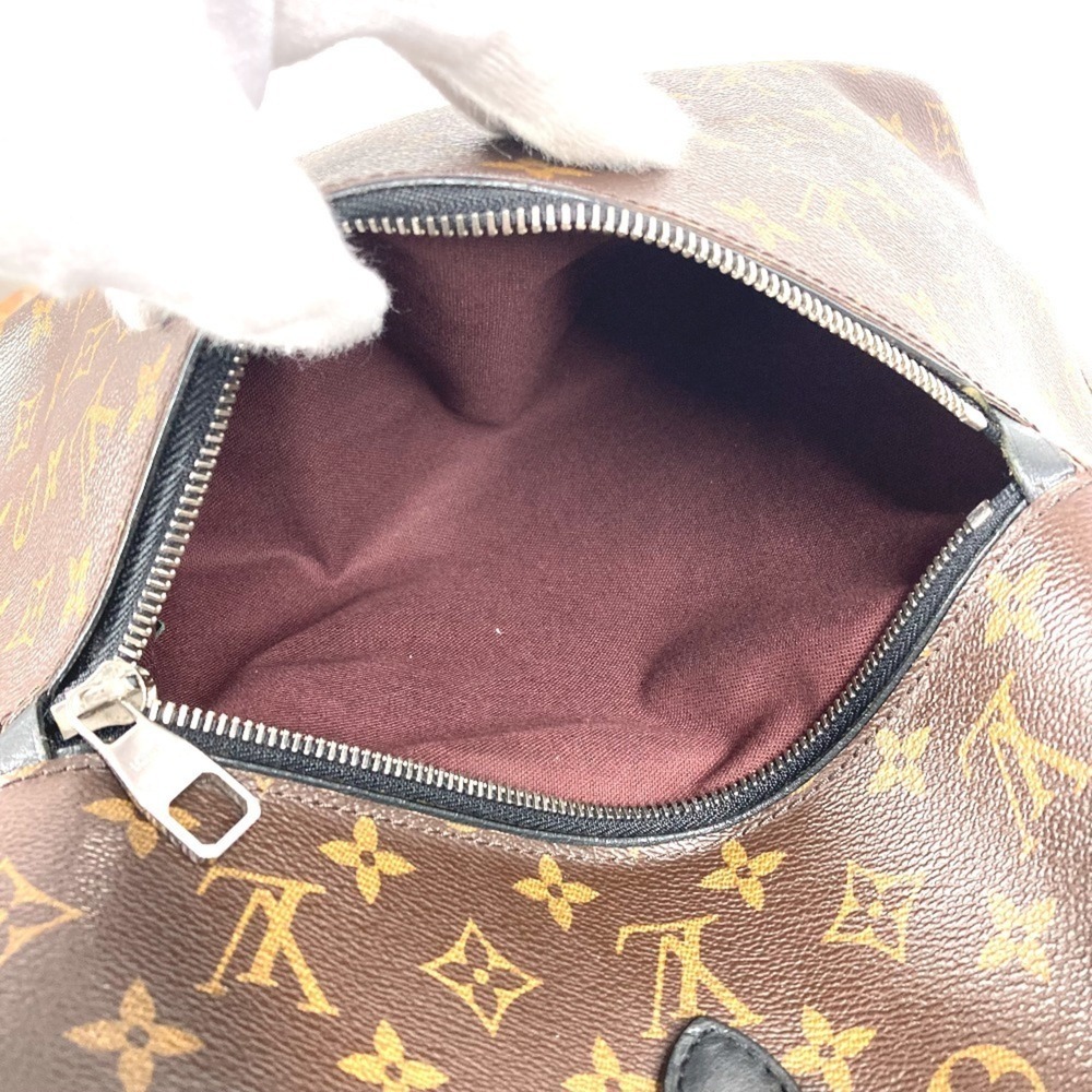 LOUIS VUITTON Authentic Black Monogram Leather Backpack - Picture 5 of 16